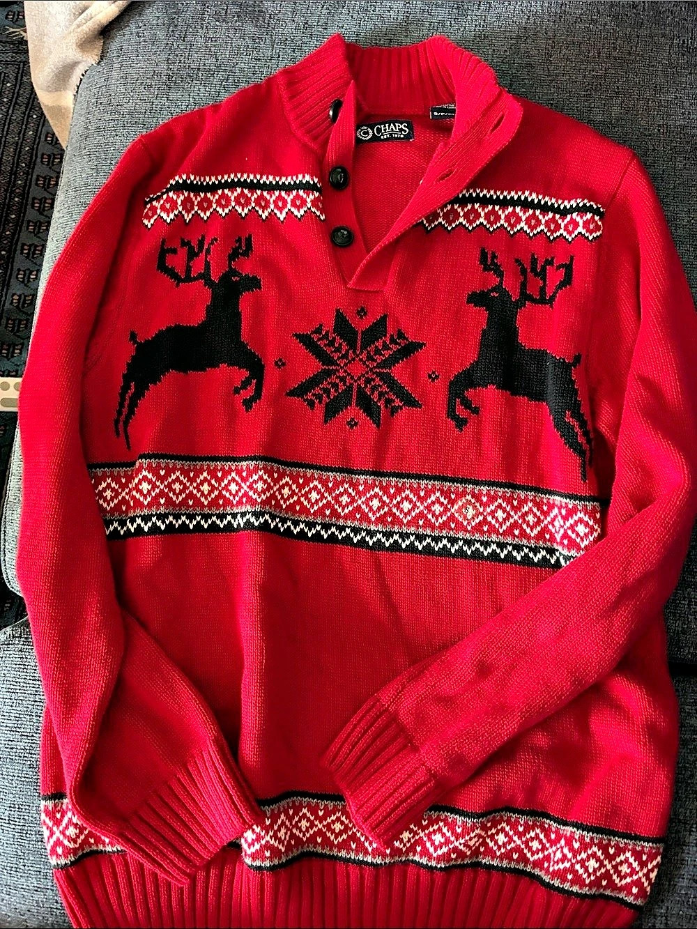 Chaps Reindeer sweater